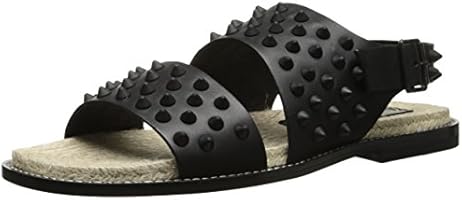 DSQUARED2 Men's Vitello Gladiator Sandal, Nero, 43 EU/10 M US