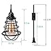Monoche Industrial Plug Chandelier Retro Chandelier E26E27 Chandelier Plug Light Fixture Perfect Decoration for Living Room Dining Room Coffee Shop Island Farmhouse Foyer Bedroom Hallwaythumb 4