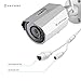 Amcrest IPM-723W Outdoor 960P 1.3 Megapixel (1280TVL) WiFi Wireless IP Security Bullet Camera - IP67 Weatherproof, 1.3MP (1280 x 960) (White)
