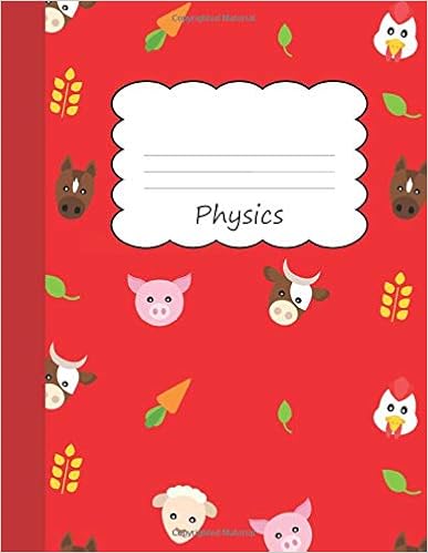 Physics Animal Farm Large Blank Primary Draw Write Storybook Paper Horse Sheep Pig Cow Carrot Livestock Farming Zoo Red Cover Story Book A Tale Be Creative