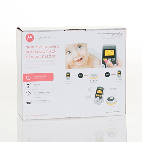 motorola digital audio monitor with baby care timer