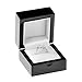 Geff House Black Wood Ring Jewelry Proposal Gift Box