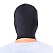 OULII Elastic Black Open Mouth Face Cover Role Play Mask Hood Bondage Cosplay Costume Size M