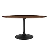 Modway Lippa 60" Oval-Shaped Mid-Century Modern