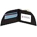 Rogue Industries Mens Front Pocket RFID Bison Leather Wallet, Black - Classic Bifold Design Holds up to 6 Cards, ID Window, Billfold w/Stash Pocket for Money - Gift for Men - USA Made