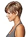 AmorWig Boycut Short Straight Heat Resistant Brown Synthetic Hair Wig For Women