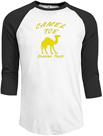 Men Camel Toe Genuine Taste Baseball Athletic 3/4 Sleeve Tee Shirt