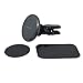 Magnetic Mount, Teslan Universal Clamp-N-Grip Air Vent Magnetic Car Mount Phone Holder for Mobile Smartphones, Quality Low-Profile Frame Edition with Magnet-Lock Technology (Metal Gray)