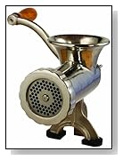 Meat Grinders For Home Use LEM Products #10 Stainless Steel Clamp-on Hand Grinder