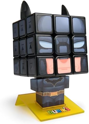 Cubers Batman 3X3 - Jeu Casse-Tête Adulte Et Enfant - Rubiks Cube Magique - Puzzle 3x3 Original - Jouet Batman DC - Puzzle Résolution de Problème - Jeu Enfant 8 Ans et +