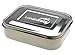 LunchBots Medium Trio Snack Container - Divided Stainless Steel Food Container - Three Sections for Snacks On the Go - Eco-Friendly, Dishwasher Safe, BPA-Free - Stainless Lid - All Stainless Steel