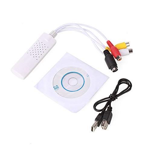 Hanbaili USB Video DVD VCR Audio Capture Card Converter Record Receiver Grabber Adapter