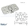 SeaLux-Marine-316-Stainless-Steel-180-degree-Flush-Mount-Hatch-Hinge-2-34-x-1-58-for-Boat-RVs-Pair