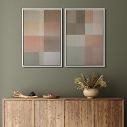MUDECOR Framed Canvas Print Wall Art Set Neutral
