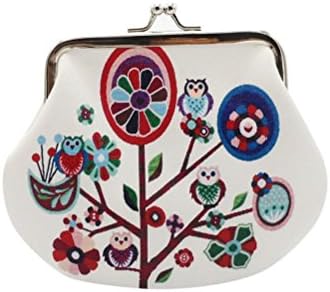 Kingfansion Womens Wallet Card Holder Coin Purse Clutch Handbag (Beige 1)
