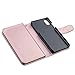 UrbanDrama Wallet Case for iPhone X, iPhone Xs, Sparkly Glitter Shiny Folio PU Leather Flip Cover Credit Card Slot Protective Case for iPhone Xs 2018, iPhone X 2017 5.8 inches, Rose Gold