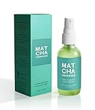 Matcha Obsessed - Organic Matcha Hydration Balancing Facial Toner, Calming Anti Inflammatory Facial Mist, No Alcohol, Soothing Aloe Calendula Flowers for Sensitive Skin, Witch Hazel, Antioxidant, 2 oz