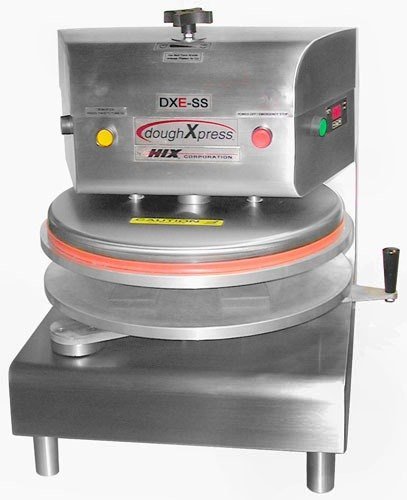 DoughXpress DXE-SS Stainless Steel Commercial Electromechanical Dough Press, 120V, 18-3/16" Width x 25-1/8" Height x 24-11/16" Depth