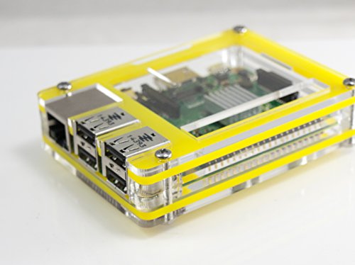Zebra Case - Raspberry Pi 3, Pi 2 and B+ (Tropical Yellow)