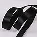 1/2 Inch Single Face Solid Polyester Satin Ribbon 50 Yards for Gift Package Wrapping,Floral Design,Hair Bow Clip Making,Crafting,Sewing,Wedding Decor,Boy Girl Baby Shower, Black