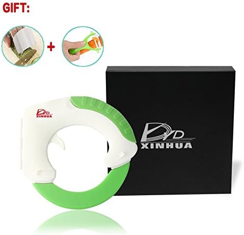 The Rolling Knife, Innovative Design of The Kitchen Circular Knife,Sharp Blade Cutting Vegetables, Meat, Pizza,Cake So Easy, Can Well Protect Your Wrist -Gift: Hand Protection