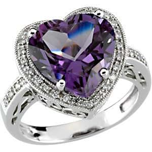 Diamond heart rings for women men images jill venus