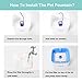 Happypapa 2.5L Automatic Cat and Dog Flower Water Fountain Ultra Quiet Drinking Pet Fountain Encourages Cats and Dogs to Drink More to Stay Healthy and Hygienic (2.5L Cat & Dog Fountain)