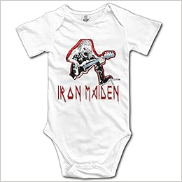 iron maiden baby onesie