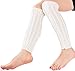 Senchanting Lady Winter Warm Leg Warmer Cable Knitted Crochet Long Socks Legging