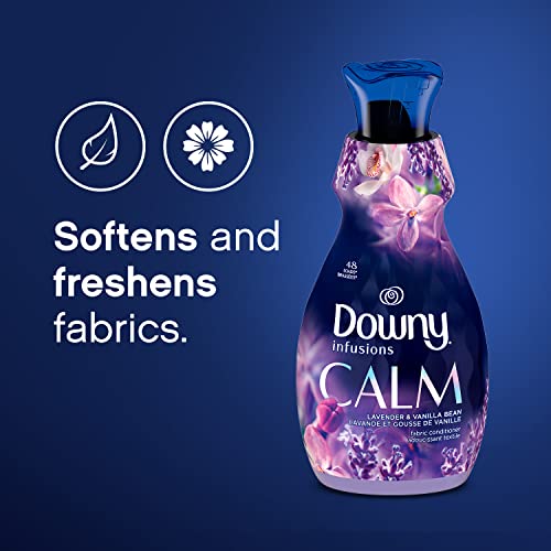 Downy Infusions Laundry Fabric Softener Liquid, Calm Scent, Lavender