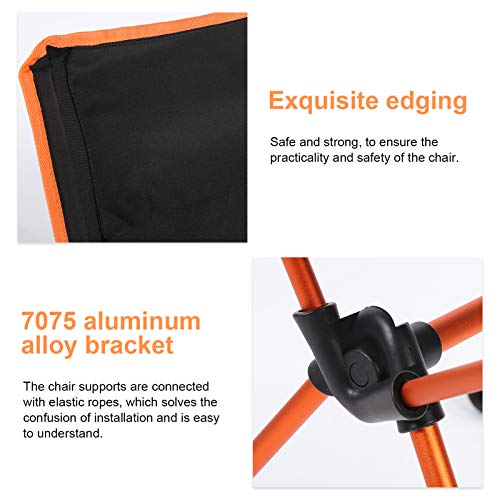 Demeras Angelstuhl Freizeitstuhl Praktische Orang Picknick Lounge Tragbares Camping für Outdoor-Aktivitäten – Bild 7