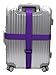 Cross Luggage Strap Adjustable Suitcase Belt Travel Accessories 1Pack #L170 (1Purple)