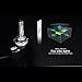 Alla Lighting 8400 Lumens Extremely Super Bright 6000K Xenon White High Power Mini 9012 HIR2 LED Headlight Bulbs Conversion Kits Headlamps with Turbine Heating - 2 Years Warranty