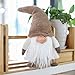 LARLIFE Handmade Christmas Gnome Decoration Santa Swedish Figurines (Man)