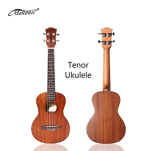 Makanu Tenor Ukulele 26 Inch Professional Ukulele Beginners with Gig bag - Matte Finish