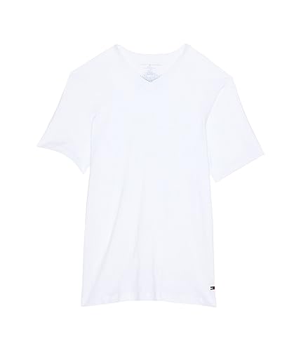 Tommy Hilfiger Men's Undershirts Pack Cotton Classics V-Neck T