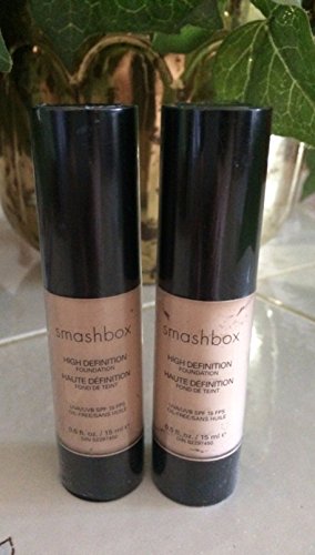 Smashbox High Definition Foundation W/SPF15 ~ FAIR F0 ~ 0.5 Fl Oz Each (PACK OF 2)
