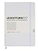 Leuchtturm1917 Medium A5 Squared Hardcover Notebook (White) - 249 Numbered Pages