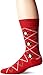 Davco Men's Christmas Novelty Crew Sock, Penguin Plaid, One Size