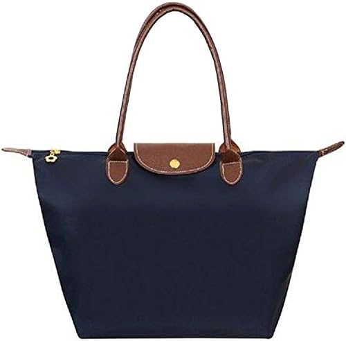 Whoishe Women Fashion Large Blue Tote Shpping Bag Shoulder Handbag Christmas Gift