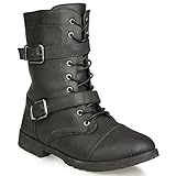 Twisted Women's Ainsley Fashion Military Boot