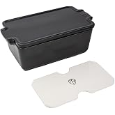 Ceramic Terrine With Press, Slate, 600 to 700 g