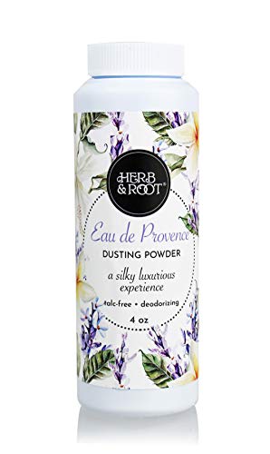 Lavender Jasmine, Bergamot, Talc-Free, Silky Dusting Powder | Absorb dampness and odor and make your skin soft and smooth (Best Body Powder For Women)