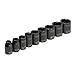 Craftsman 9-15880 6 Point 3/8-Inch Drive Standard Easy to Read Impact Socket Set, 9-Piece