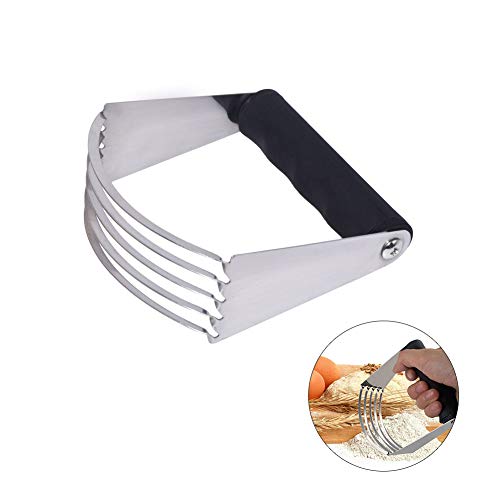 Dough Blender Professional Stainless Steel Bladed Pastry Cutter Professional Baking Dough Blender with Blades