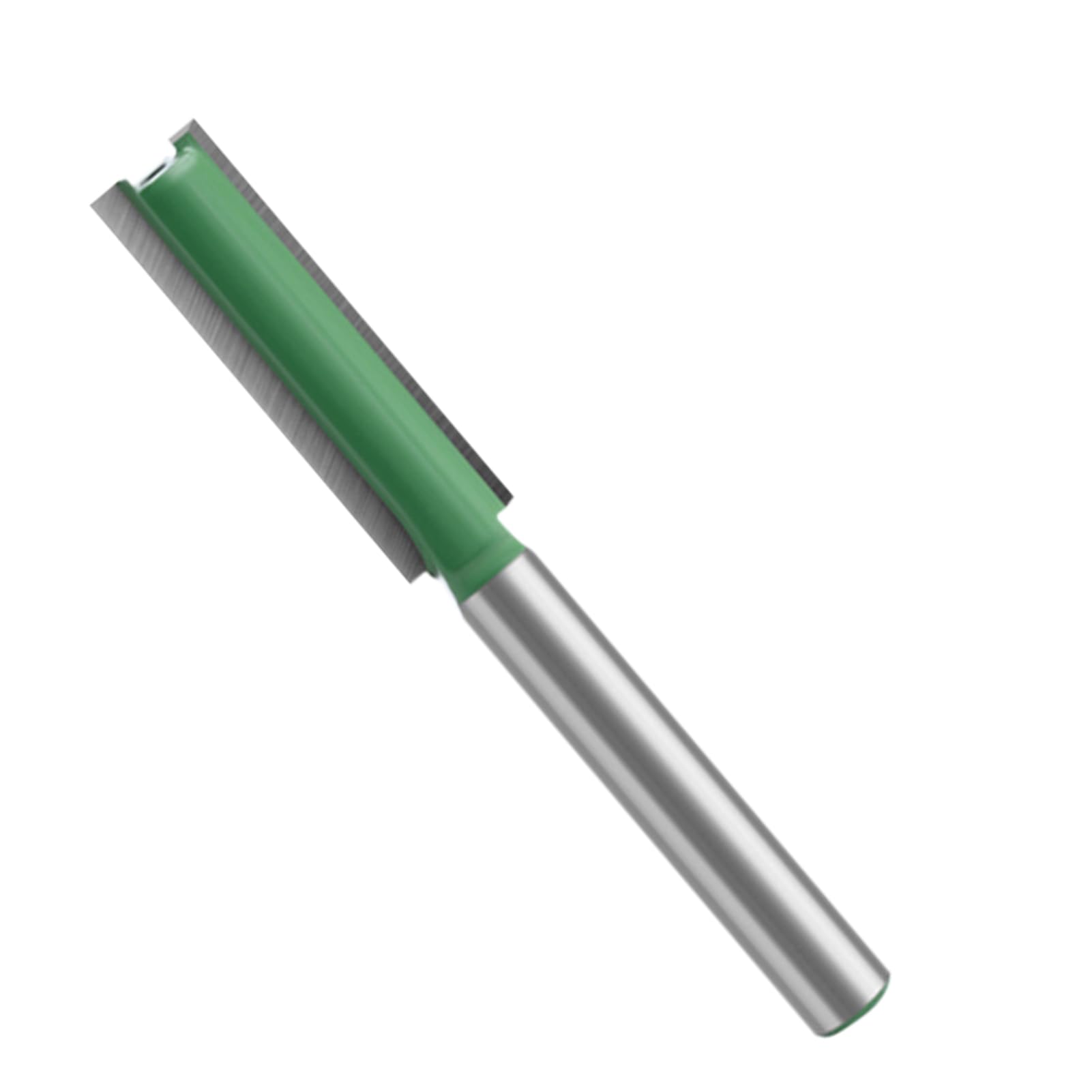 Straight Router Cutter Bit, 8mm Cutting Diameter Router Bits 30mm Cut Length 6mm Shank Top Bearing Pattern Flush Trim Bits Straight Router Bit Milling Cutter Tool Carbide for Woodworking Trimming