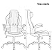 Racing Style Leather Gaming Chair,Ergonomic Swivel Rolling Chair Computer Office Chair(Blue)