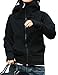 Eshion Women Thumb Hole Funnel Neck Full Zip Hoodie Sweatshirt Jacket Coat Outerwear