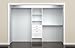 ClosetMaid SuiteSymphony Closet Organizer with Shelves and 4 Drawers, 25-Inch-Pure White