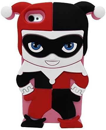 iBee dc Harley Quinn Joker Smile Batman Arkham Fanclub Super Hero 3D Silicone Case for iphone5 5s By Asia Trendy by iBee